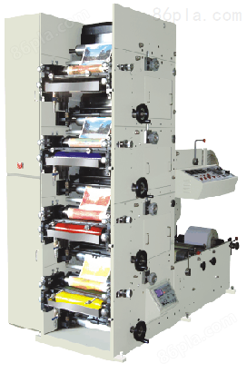 全自动柔性版印刷机，商标印刷机，不干胶印刷机